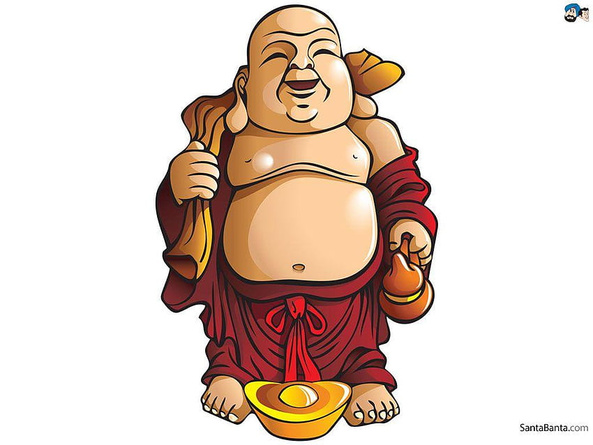Lord Buddha, lachender Buddha für Handys HD-Hintergrundbild