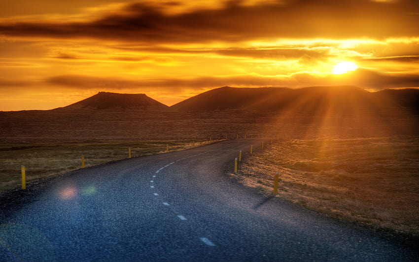 fondo de carretera del desierto