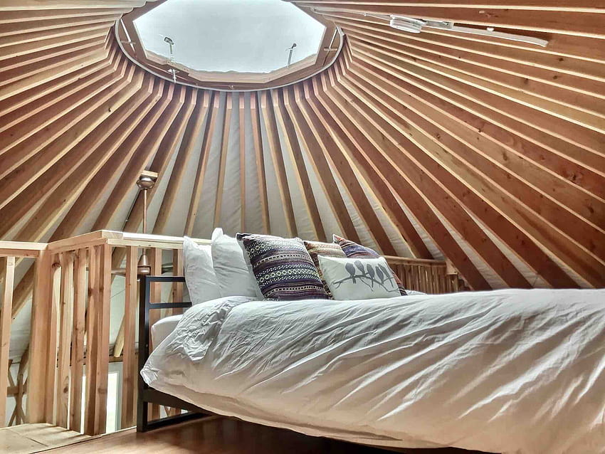 Stylish Yurt with Unobstructed Teton Views HD wallpaper
