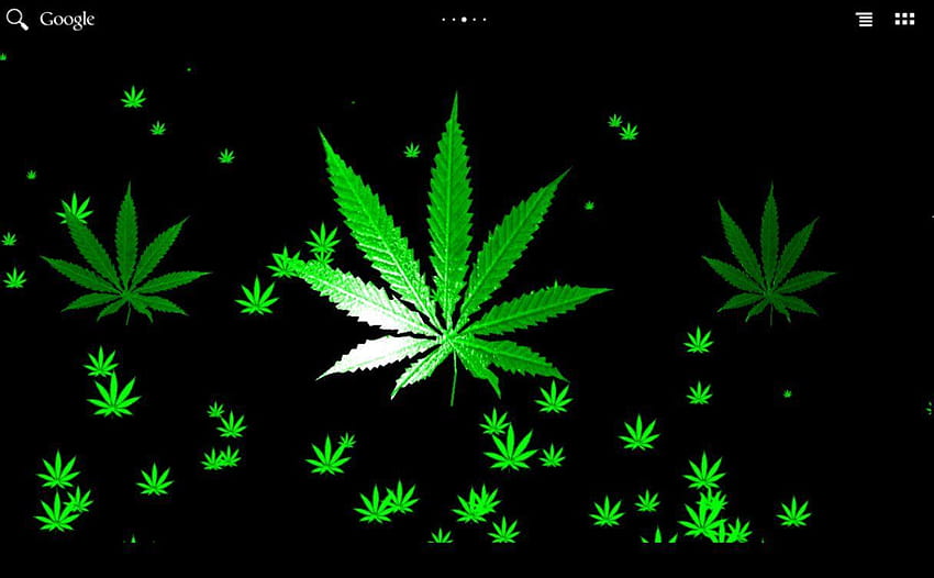 3D-Unkrautblatt, Cannabis 3d HD-Hintergrundbild
