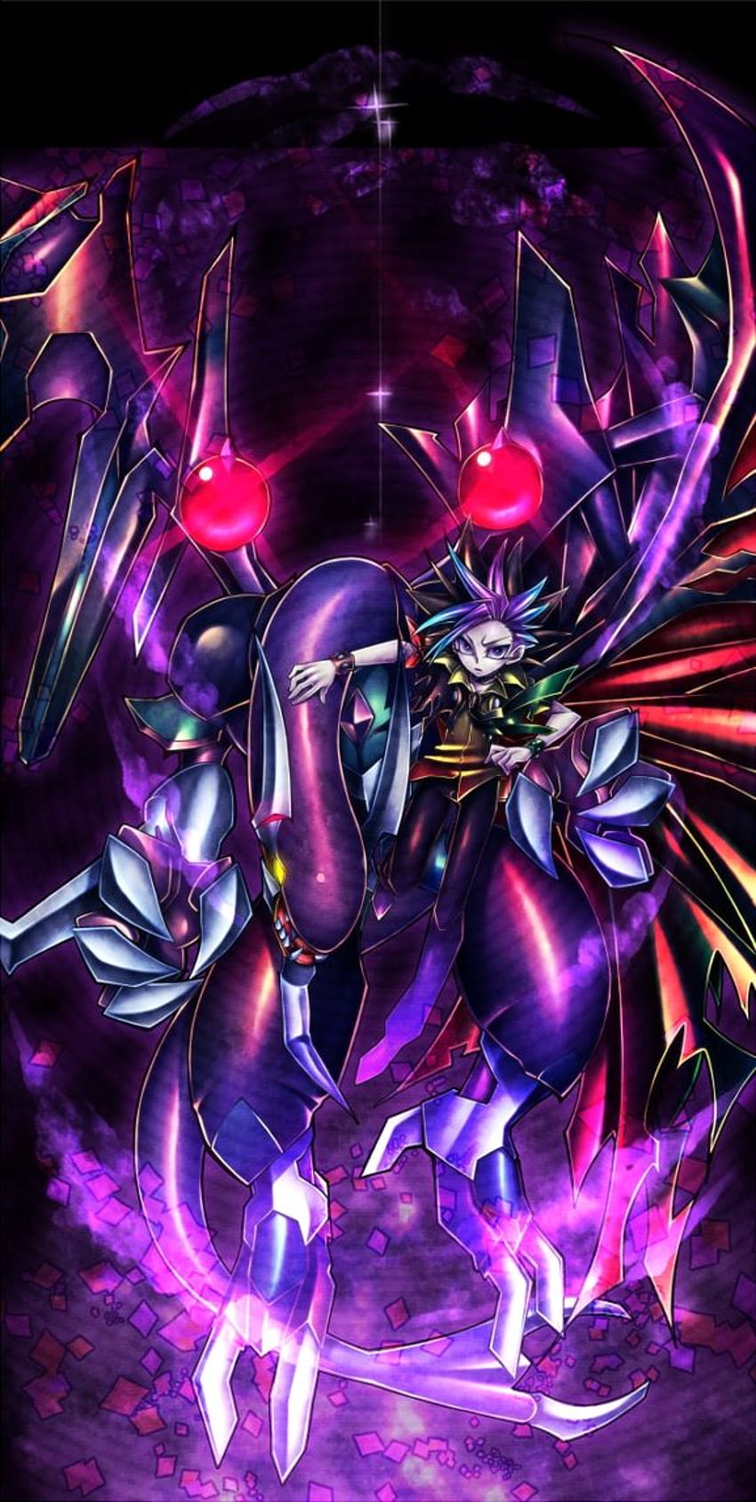Rainbow Dragon Yugioh, dark rebellion xyz dragon HD phone wallpaper