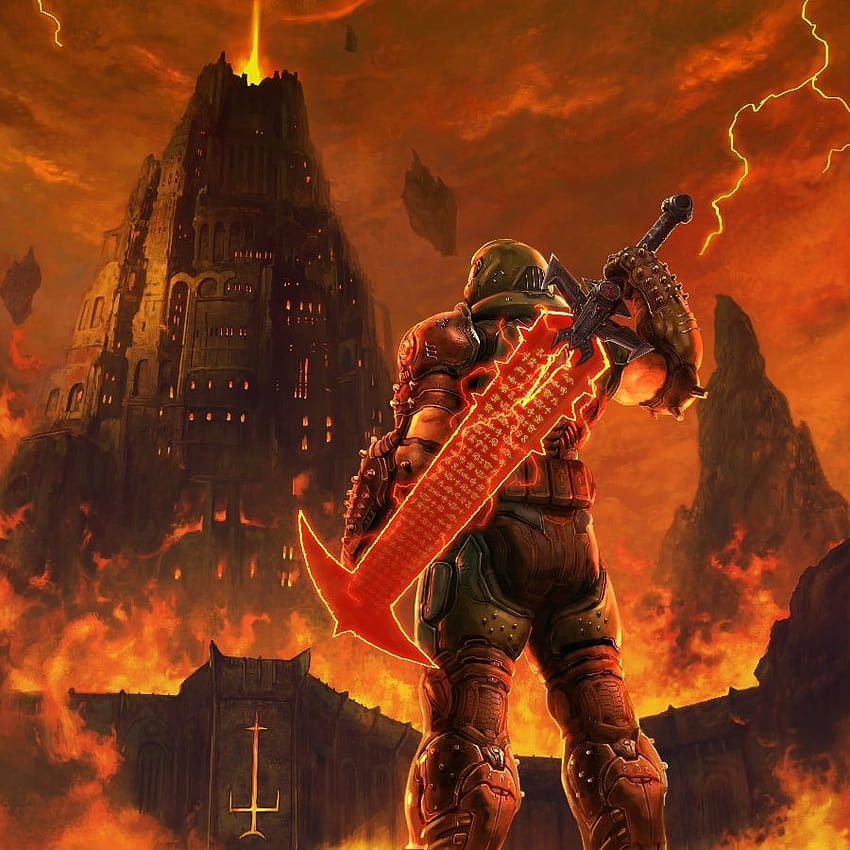 Doom Eternal wallpaper  riphonewallpapers