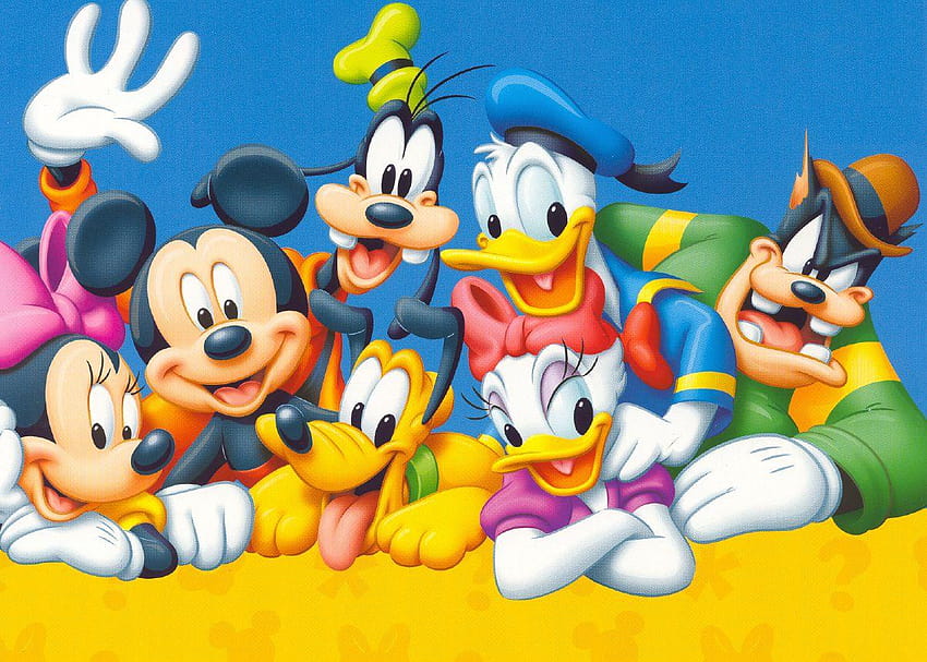 11 najlepszych i pięknych postaci z kreskówek Disneya, tło z kreskówek Disneya Tapeta HD