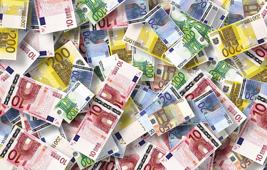 ユーロ、通貨、紙幣、経済、セクション 高画質の壁紙