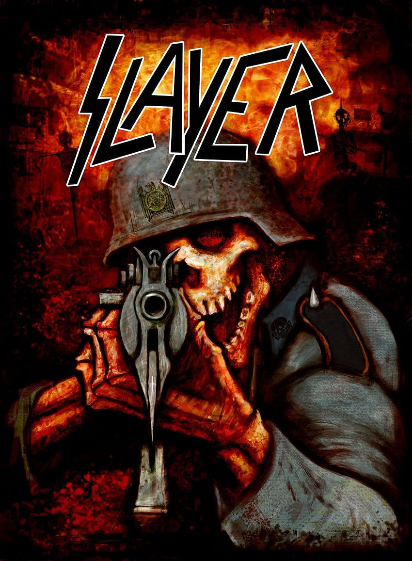 7 Slayer Band, banda de pele Papel de parede de celular HD