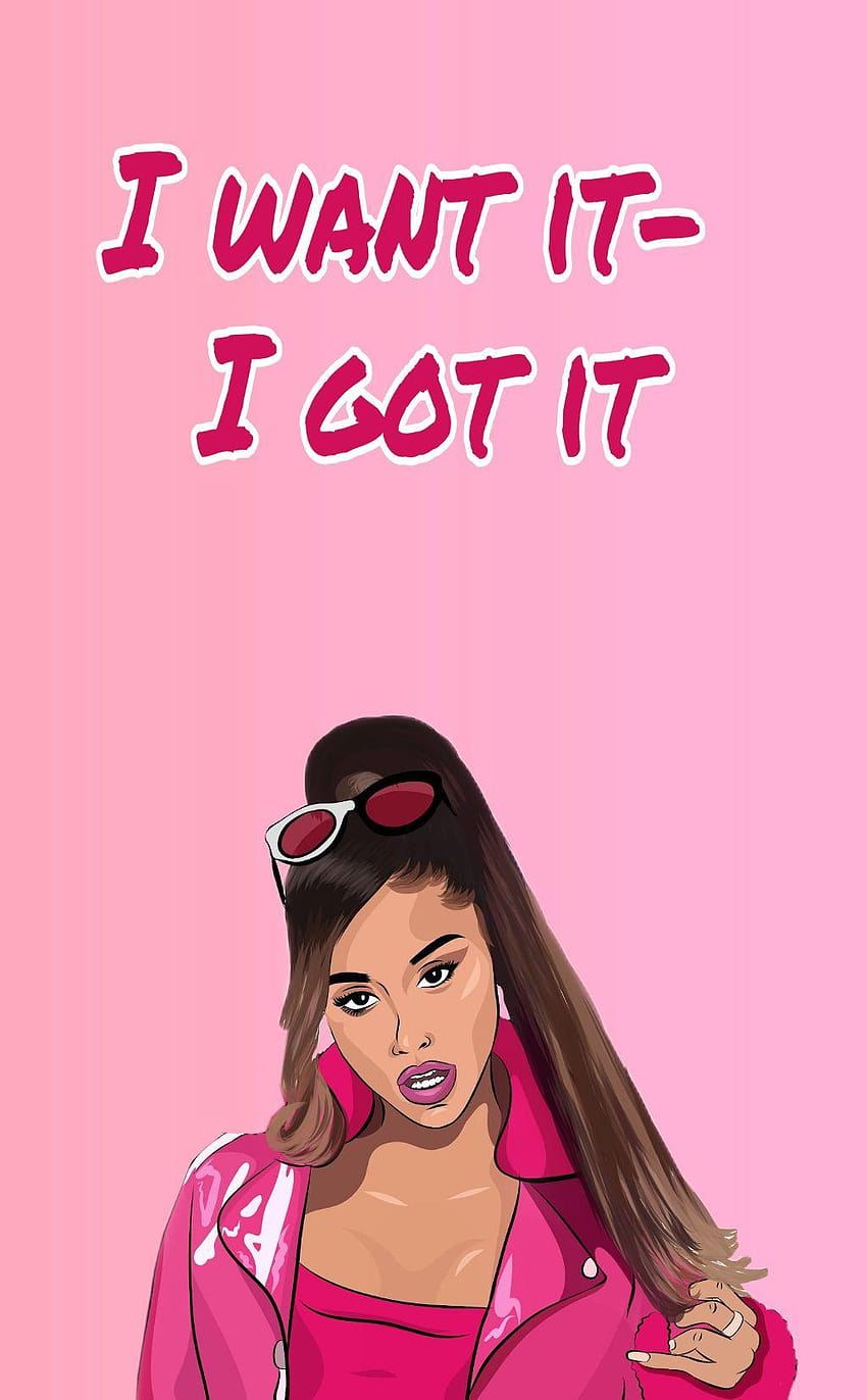 Ariana Grande Songs: Ariana Grande Cartoon, ariana grande valentine HD phone wallpaper