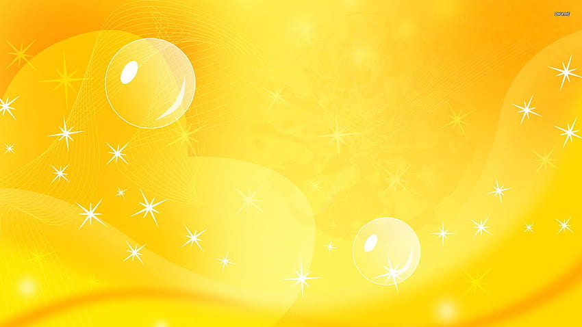 bubbles Full and Backgrounds, background kuning orange HD wallpaper