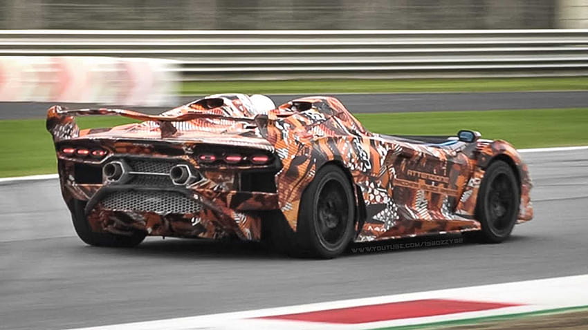 Regardez Bonkers Lamborghini SC20 Lap Monza dans toute sa gloire sans toit, 2021 lamborghini sc20 Fond d'écran HD