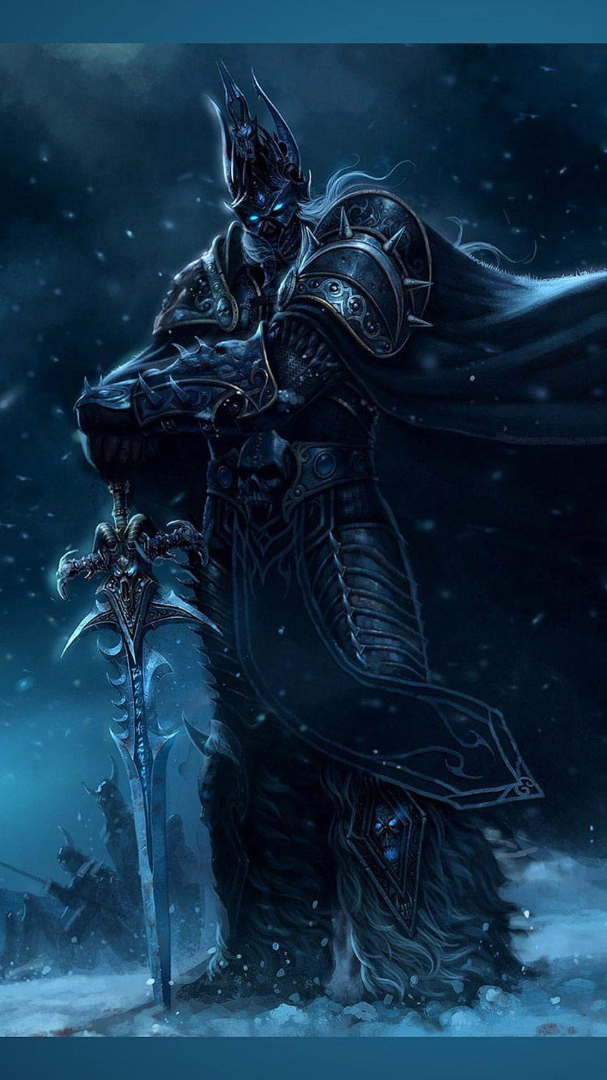 Juego, World Of Warcraft Arthas Rey Exánime fondo de pantalla del teléfono