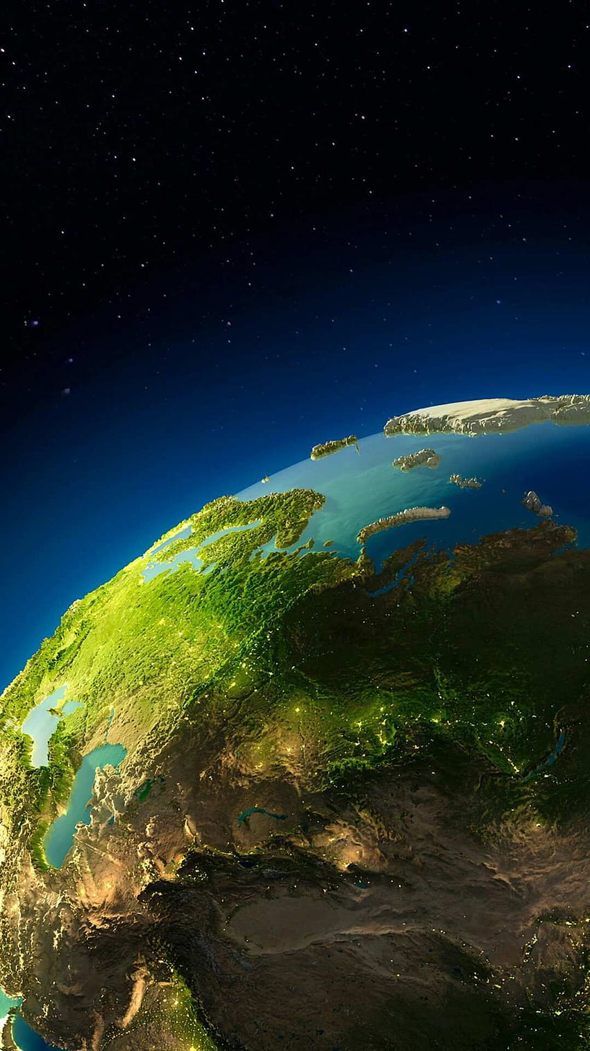 Planet Earth Digital Art 3D, earth 3d HD phone wallpaper | Pxfuel