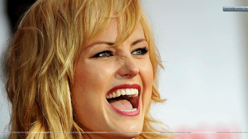 Malin Akerman Laughing Face Closeup HD wallpaper