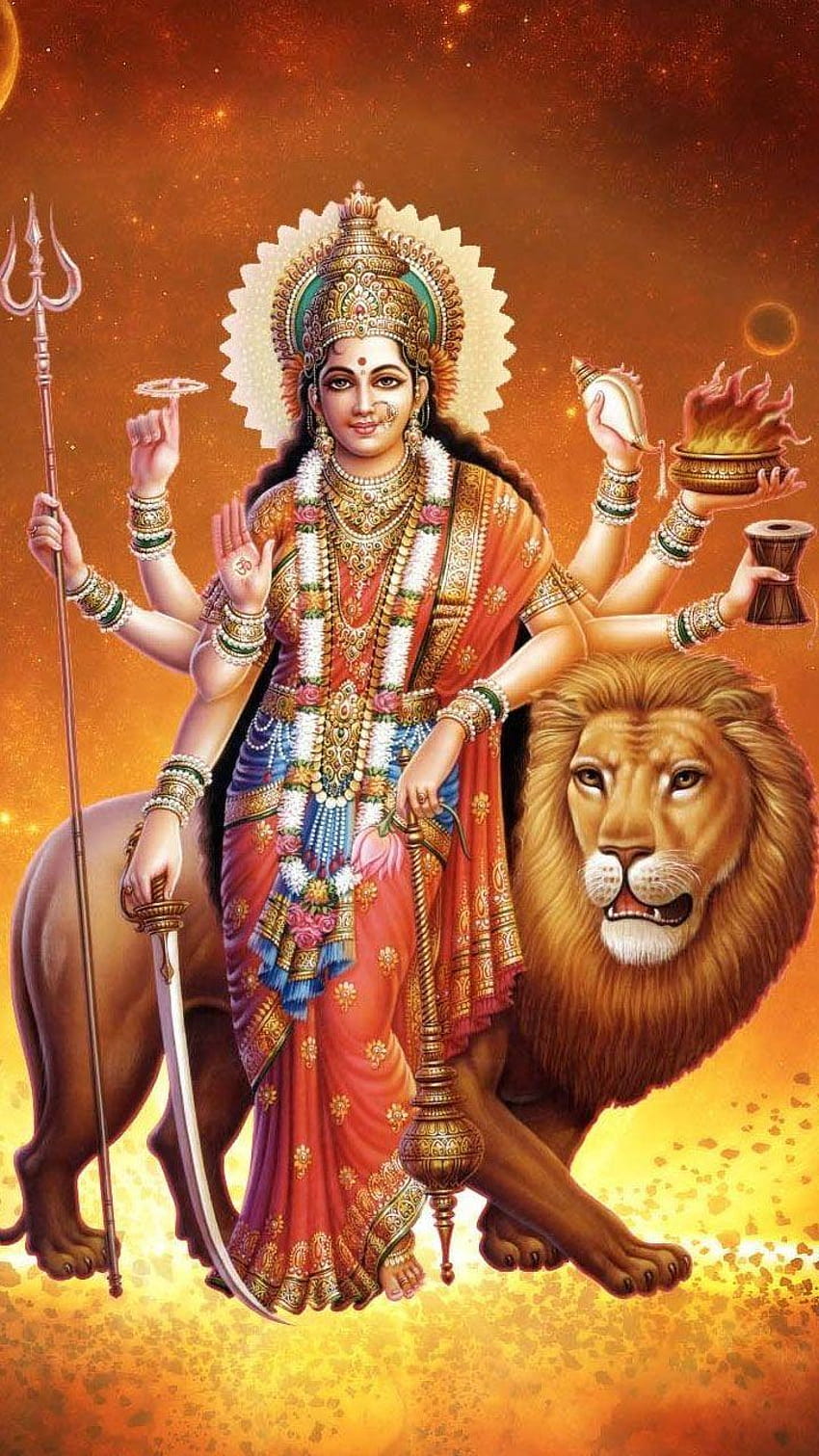Durga Devi Live per Android, signore durga devi Sfondo del telefono HD