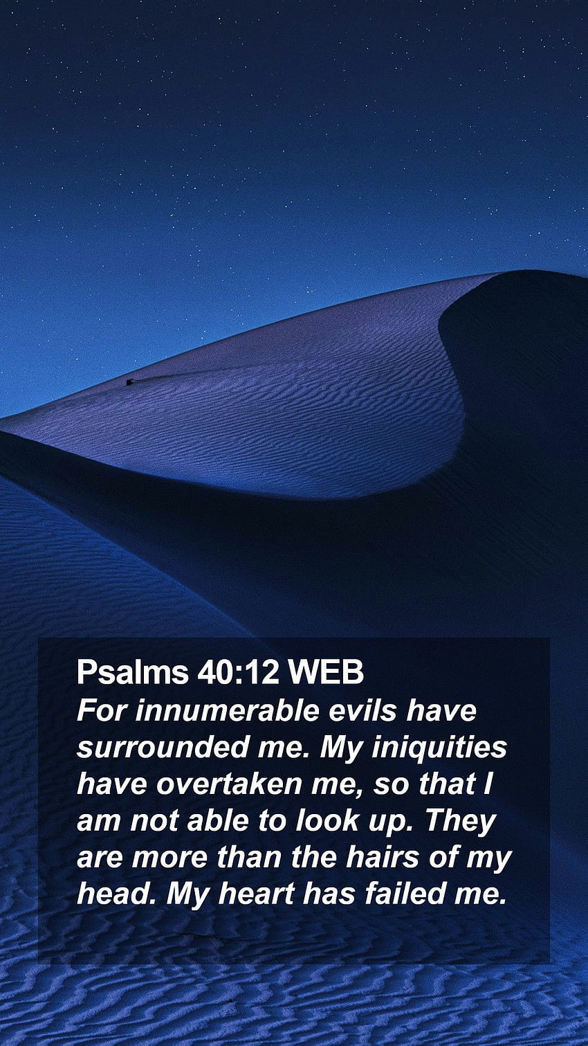 Psalms 40:12 WEB Mobile Phone, my head my heart HD phone wallpaper