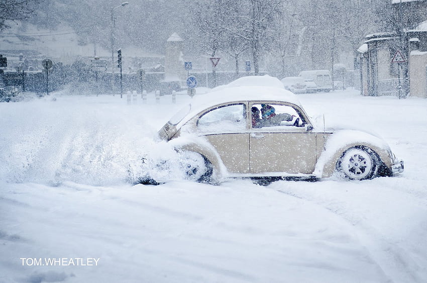 Volkswagen Beetle and Backgrounds, winter volkswagen HD wallpaper