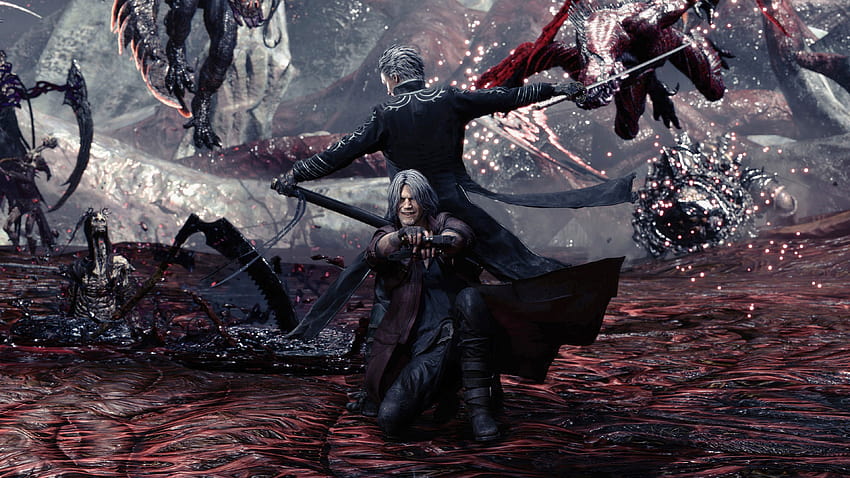Devil May Cry 5 Dante และ Vergil วอลล์เปเปอร์ HD