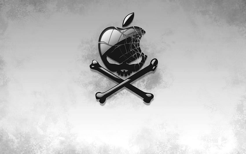 2880x1800 Black Apple Skull Macbook Pro Retina , Backgrounds, and HD wallpaper