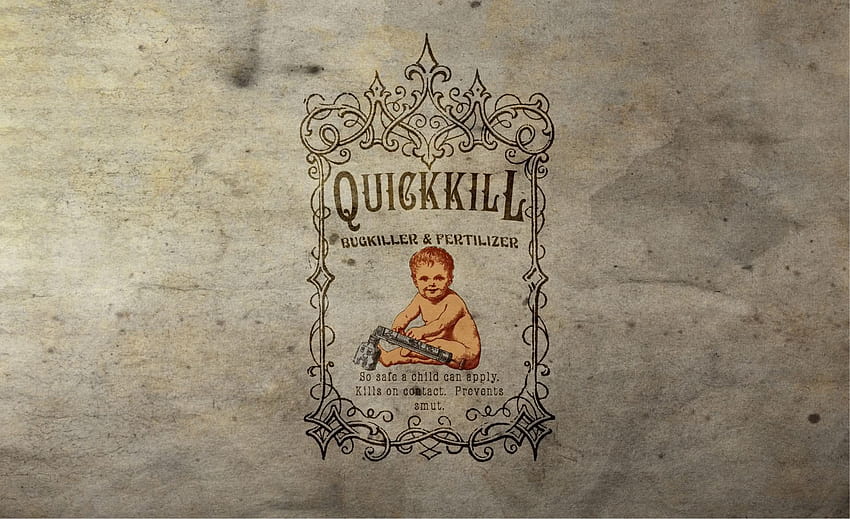 Quick Kill Bugkiller And Fertilizer Advert HD wallpaper
