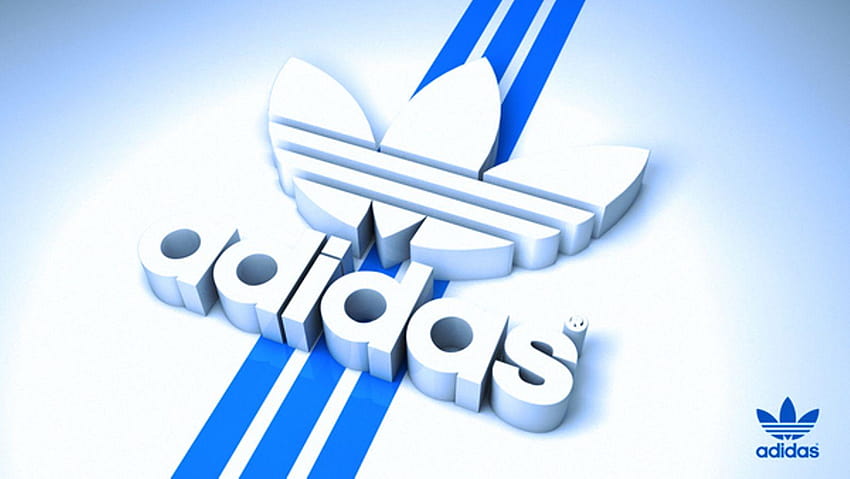 Logo Adidas, adidas colorido papel de parede HD