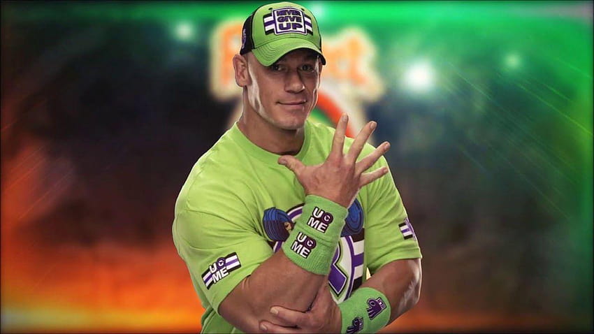 Oficjalna piosenka przewodnia WWE John Cena 2018, John Cena Green Tapeta HD