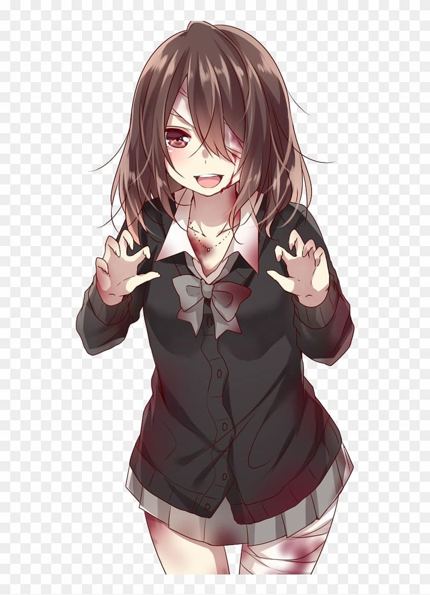 Anime girl PNG transparent image download size 2027x2744px
