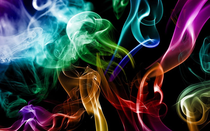 Fumo colorato dal vivo per Android Sfondo HD