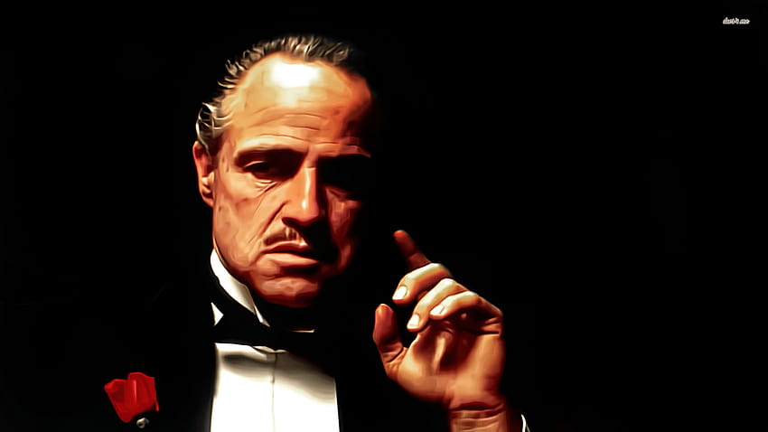 O Poderoso Chefão, Marlon Brando Godfather papel de parede HD