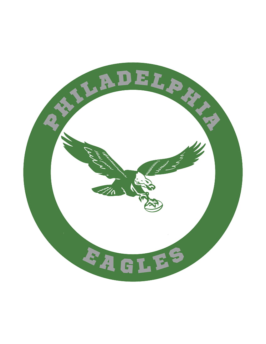 16 Eski Philadelphia Eagles Logo Vektörü, retro Philadelphia Eagles logosu HD telefon duvar kağıdı