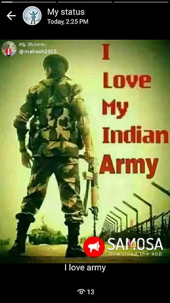 Indian army lover