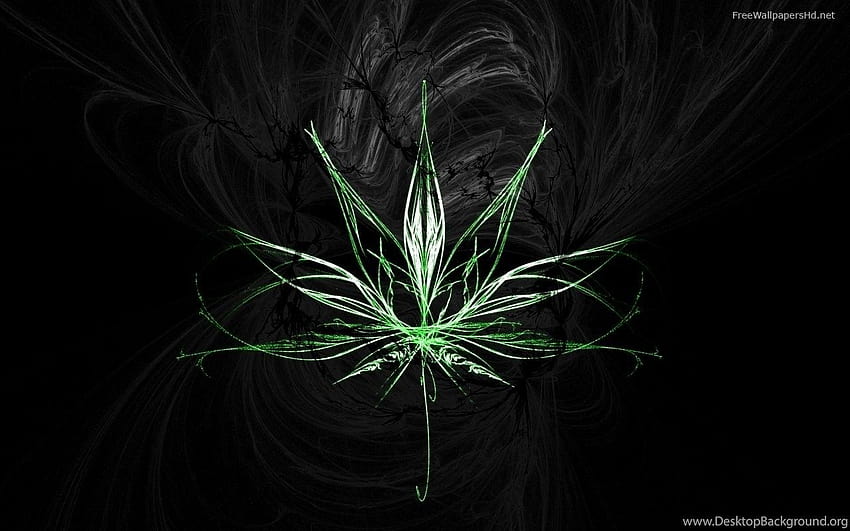 Marijuana Fine Backgrounds, cartoon weed computer HD wallpaper