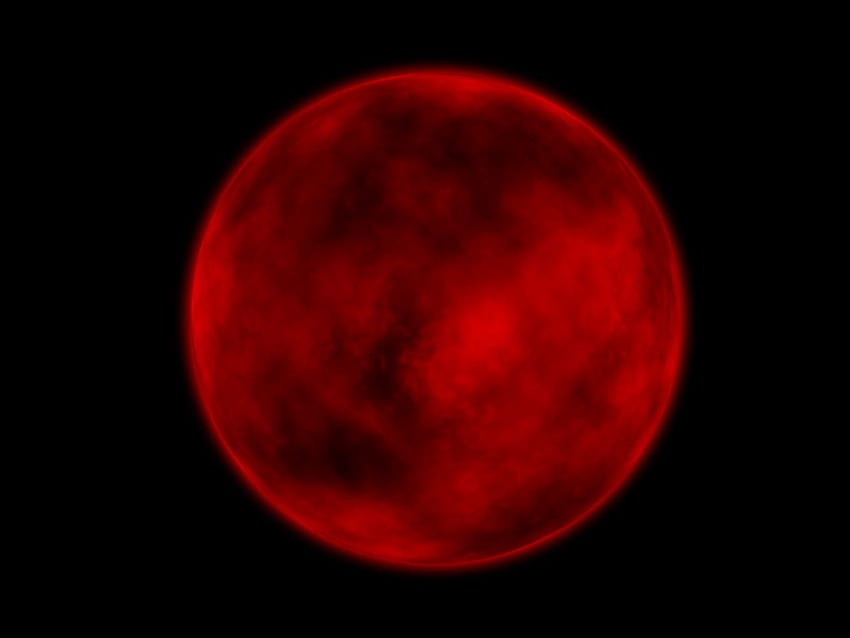Fonds de lune rouge, prodige de l'éclipse Fond d'écran HD
