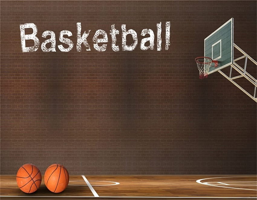 Amazon: AOFOTO 10x8ft gra w piłkę do koszykówki tło wnętrze boisko sportowe wykresy tła trening ćwiczenia Fitness szkoła gra konkurs mecz drużynowy rekwizyty studyjne chłopiec dziewczyna portret: elektronika Tapeta HD