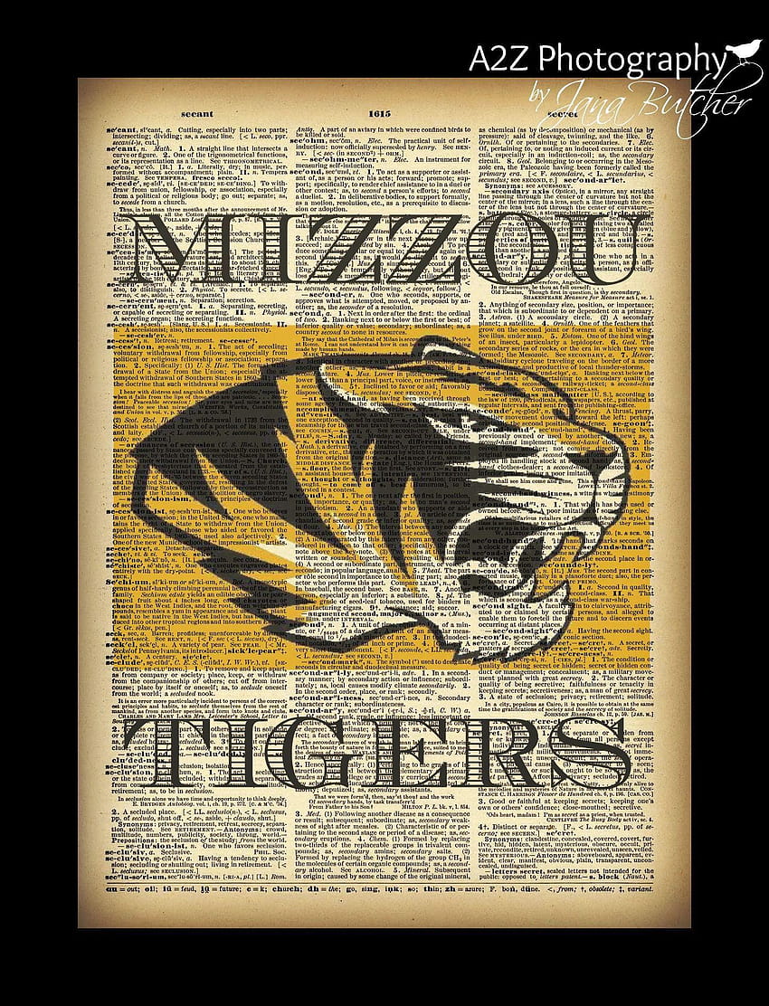 Mizzou Tigers Dictionary art 8x10 Print by A2Z graphy A perfect HD phone wallpaper