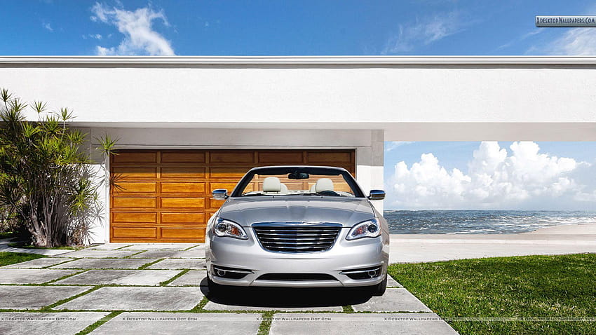 2011 Chrysler 200 Convertible Outside House, chrysler cars HD wallpaper