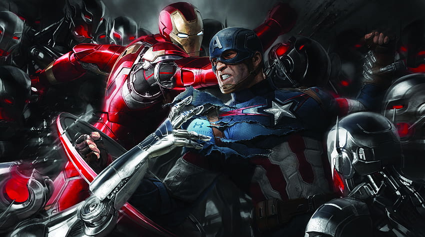 Iron Man, Captain America, Civil War, Concept Art, iron man civil war HD wallpaper