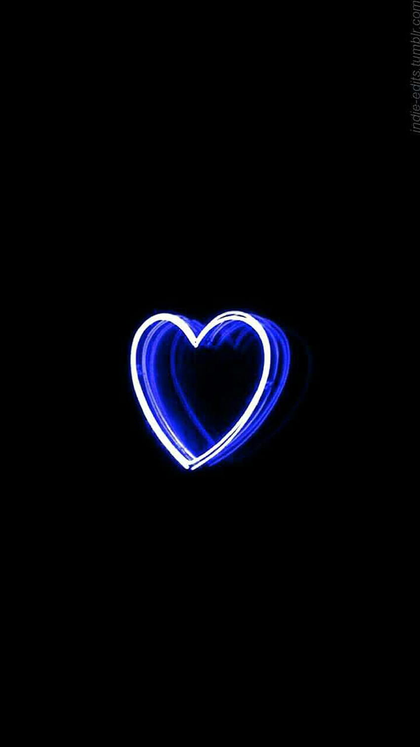 Black And Blue  Neon Light Wallpaper Download  MobCup