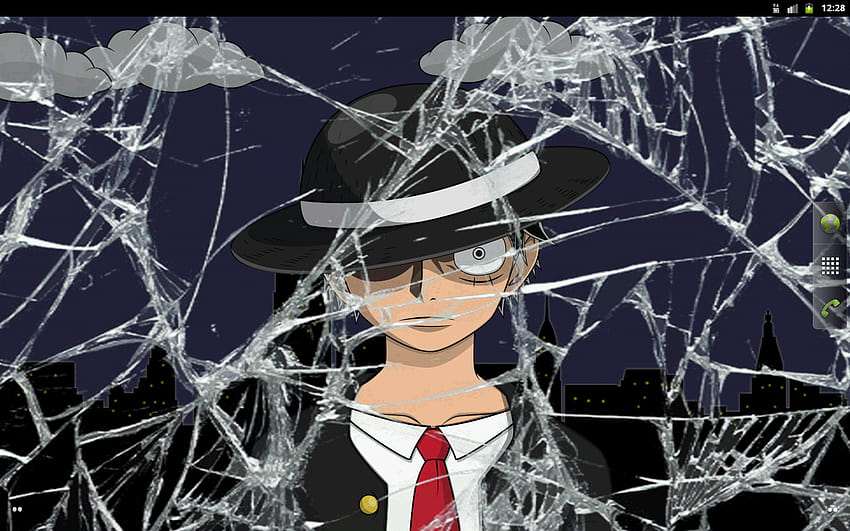 Mafia Anime Layar Retak Langsung, kaca retak anime Wallpaper HD