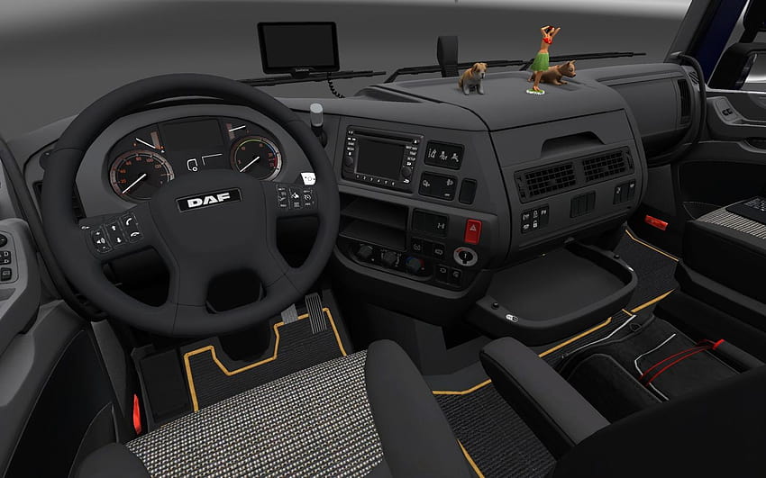 DAF XF EURO 6 INTERIOR Mod Euro Truck Simulator 2 Mods, ets2 papel de parede HD