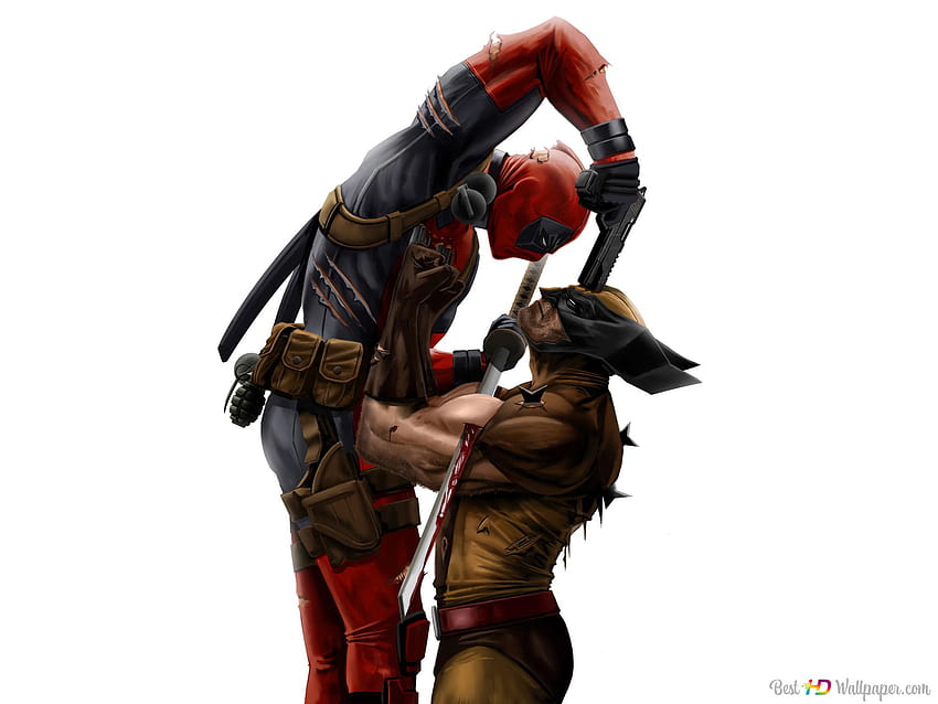 Bandes dessinées Deadpool contre Wolverine Fond d'écran HD