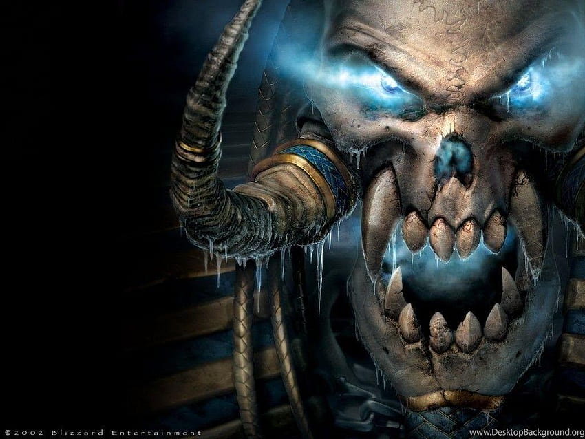 Latar Belakang World Of Warcraft Undead Lich King Frozen Throne, wow latar belakang mayat hidup Wallpaper HD