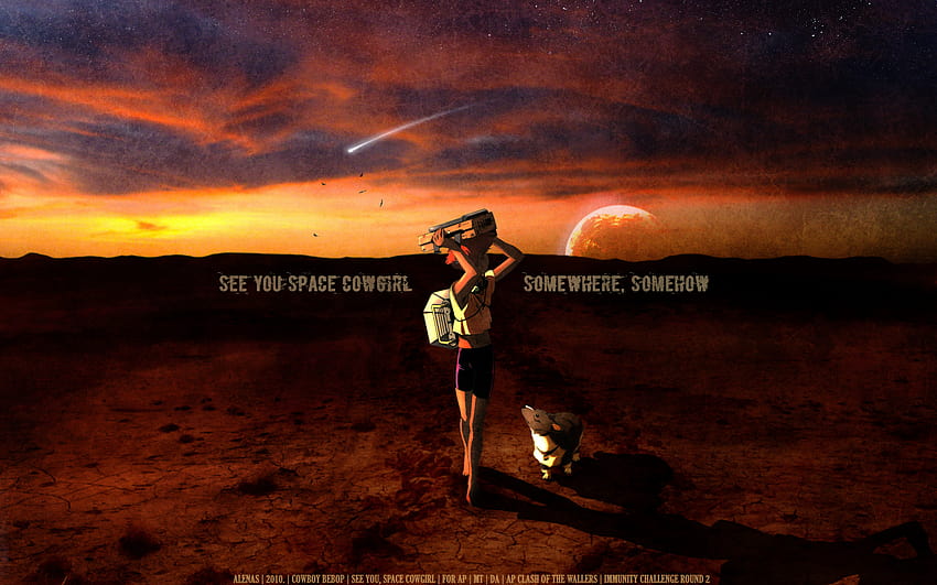 Cowboy Bebop : See You Space Cowgirl [Somewhere, Somehow], space cowboy HD wallpaper
