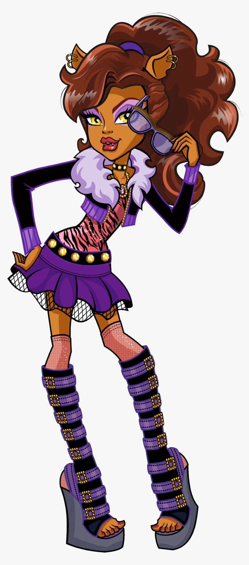 Clawdeen Wolf Monster High Characters Transparent PNG HD phone wallpaper