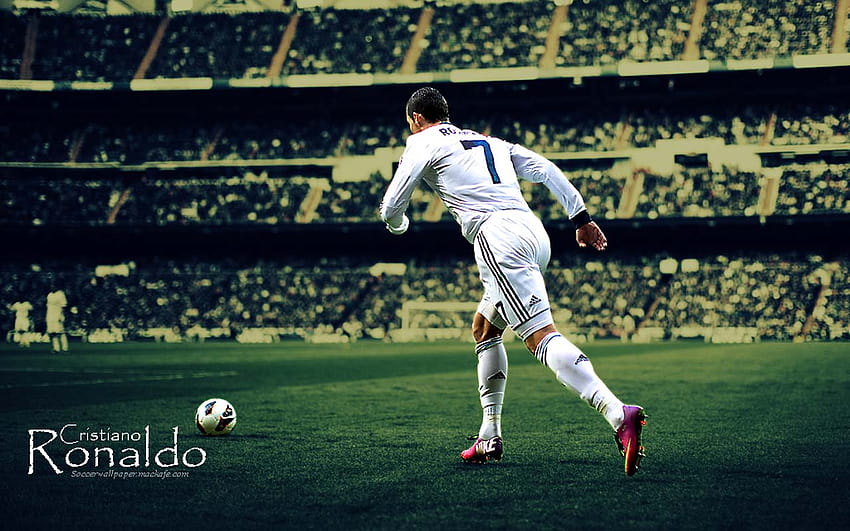 Cristiano Ronaldo Kick Efficient HD wallpaper