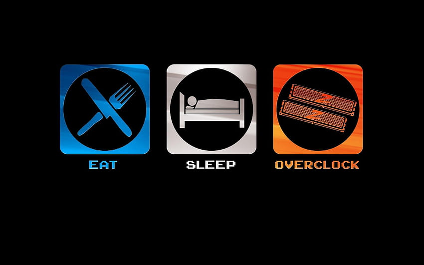 Eat lift misc sleep repeat Fond d'écran HD