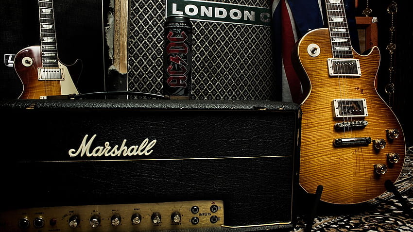 Vintage Guitar HD wallpaper