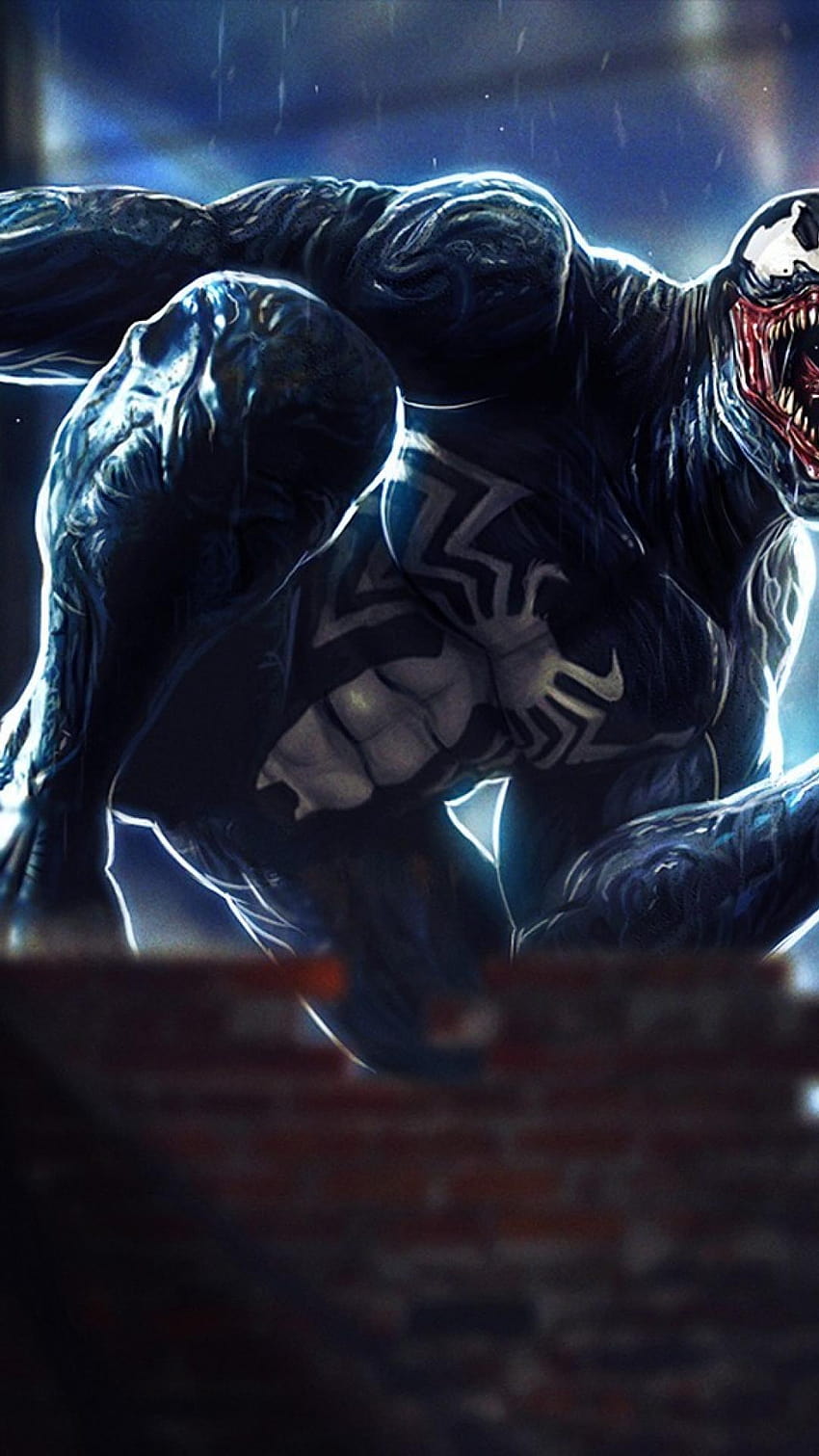 Eddie brock comics symbiote venom art phone wallpaper | Pxfuel