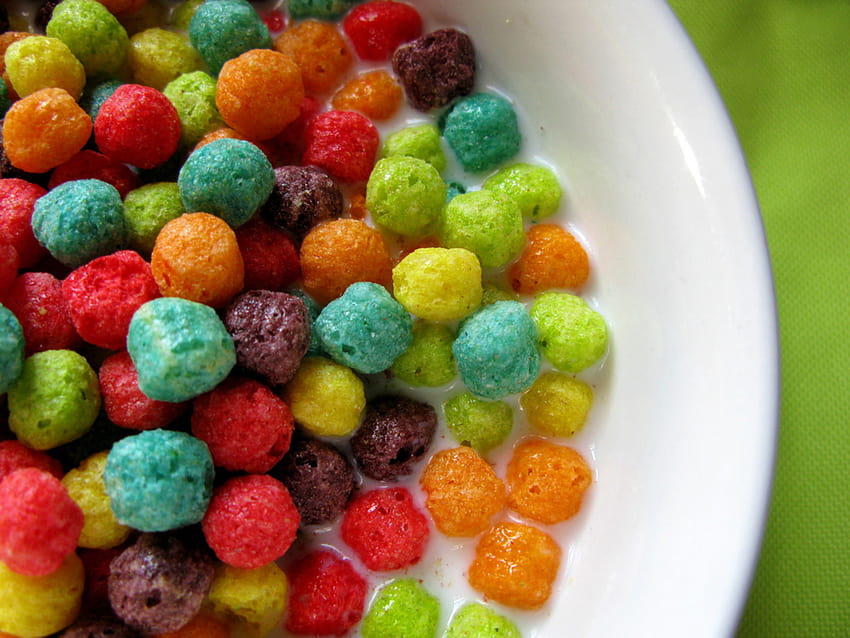 Keine künstlichen Farbstoffe mehr in bunten Cerealien von General Mills, Trix Cerealien HD-Hintergrundbild