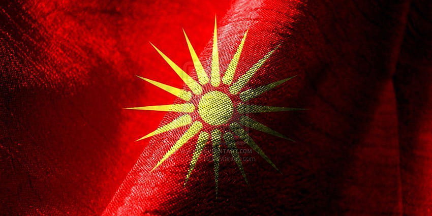 macedonian flag wave by mak110 HD wallpaper