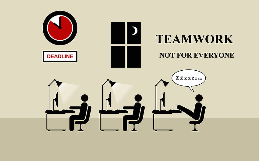 Büro und TeamWork, Büroteam HD-Hintergrundbild