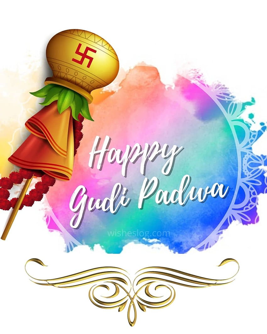 Feliz Gudi Padwa y, Gudi Padva fondo de pantalla del teléfono