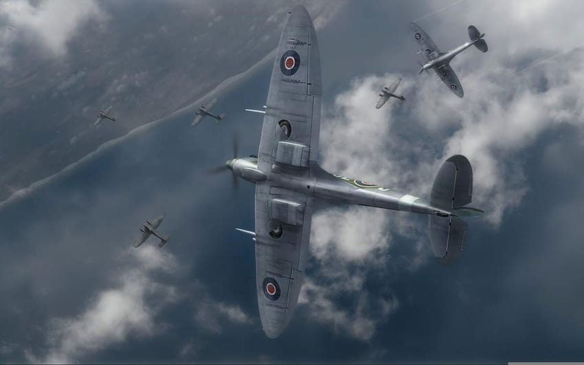 Supermarine Spitfire Group, battle of britain HD wallpaper